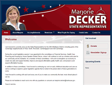 Tablet Screenshot of decker4rep.com